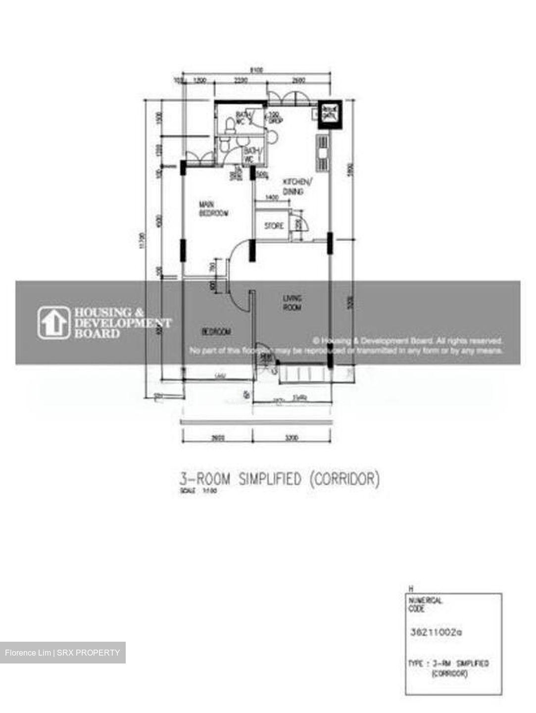 Blk 629 Hougang Avenue 8 (Hougang), HDB 3 Rooms #513689931